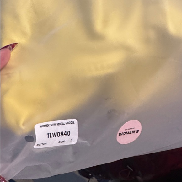 NWT Talentless Women’s Heavyweight Modal Hoodie Butter L - Picture 6 of 6